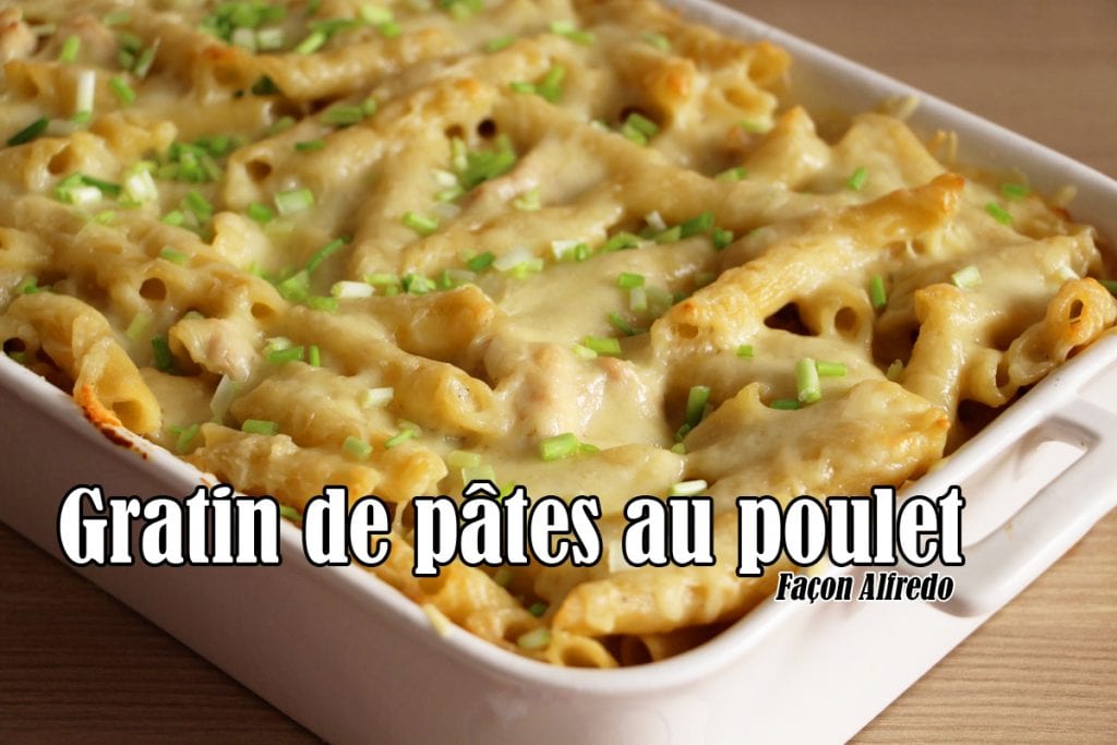 Gratin de pâtes au poulet