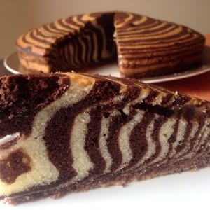 Le Zebra Cake