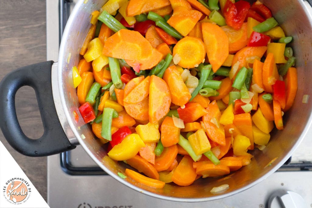 Curry de légumes au lait de coco - 4